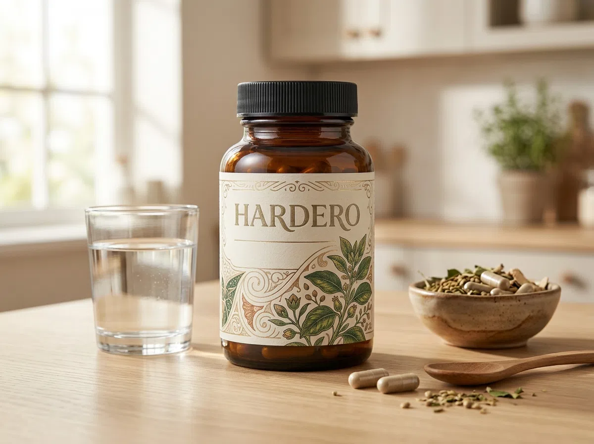 Hardero zinc selenium men's health supplement NZ - bottle with natural ingredients